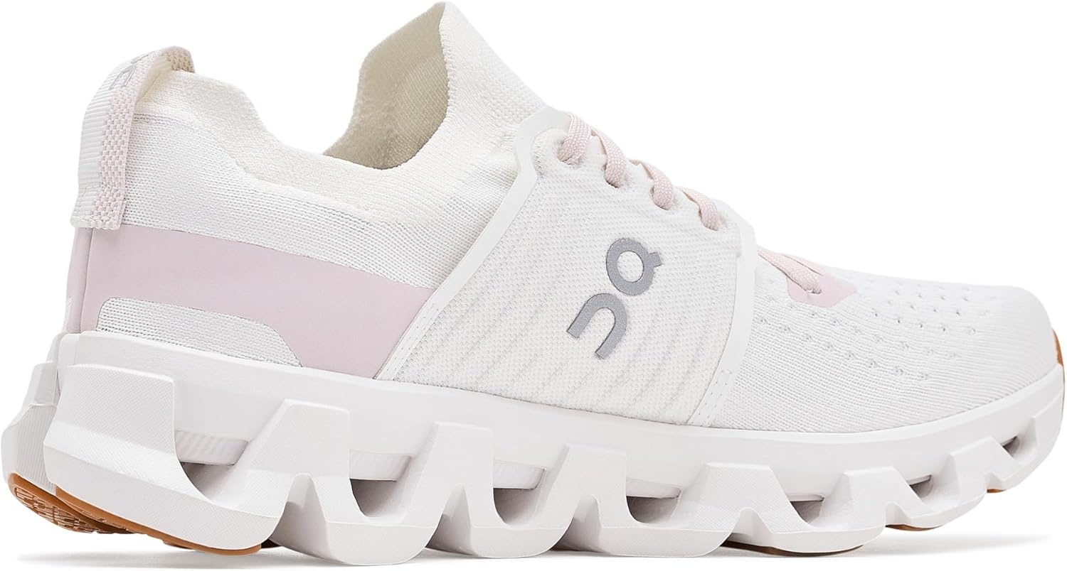 On Womens Cloudswift 4 White/Lily 7 Medium