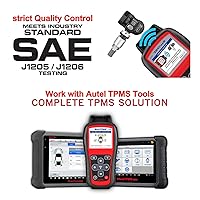 Vista 7 de Autel Sensores TPMS, sensor Mx programable para presión de neumáticos, 315 MHz + 433 MHz, nivel OE de presión (20 piezas, válvulas de metal)