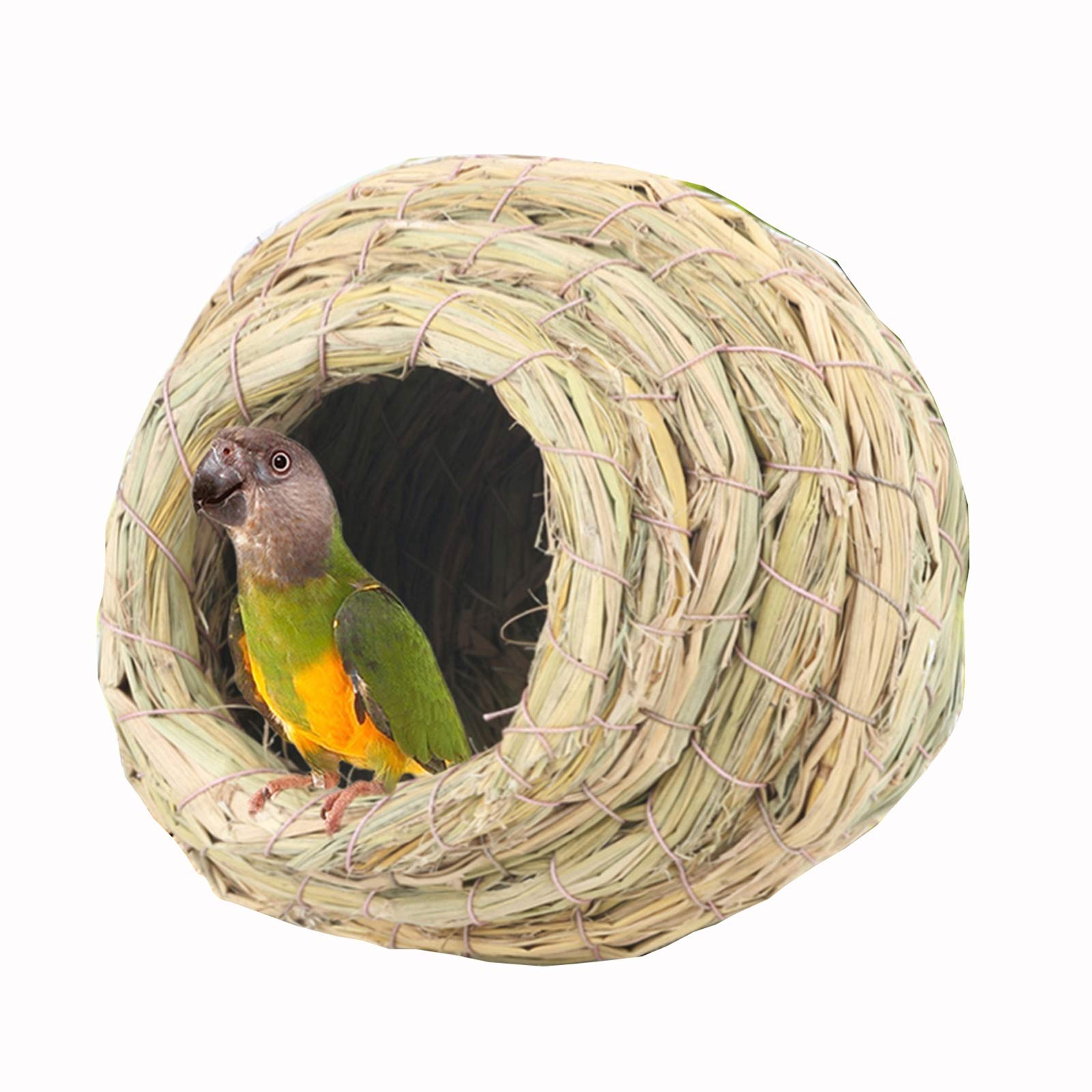 Nido per Uccelli in Fibra Artificiale per Casetta per Uccelli, Utilizzato per la nidificazione e l'allevamento di Uccelli, Adatto per Giardino con Cortile e Balcone (Size : 9-11cm)