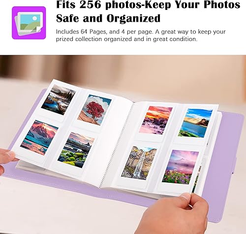 Miniatura 6 de 2 paquetes de 256 bolsillos álbum de fotos para Fujifilm Instax Mini LiPlay 11 90 70 50S 26 25 9 8+ 8 7S Impresora de cámara instantánea/Mini Link