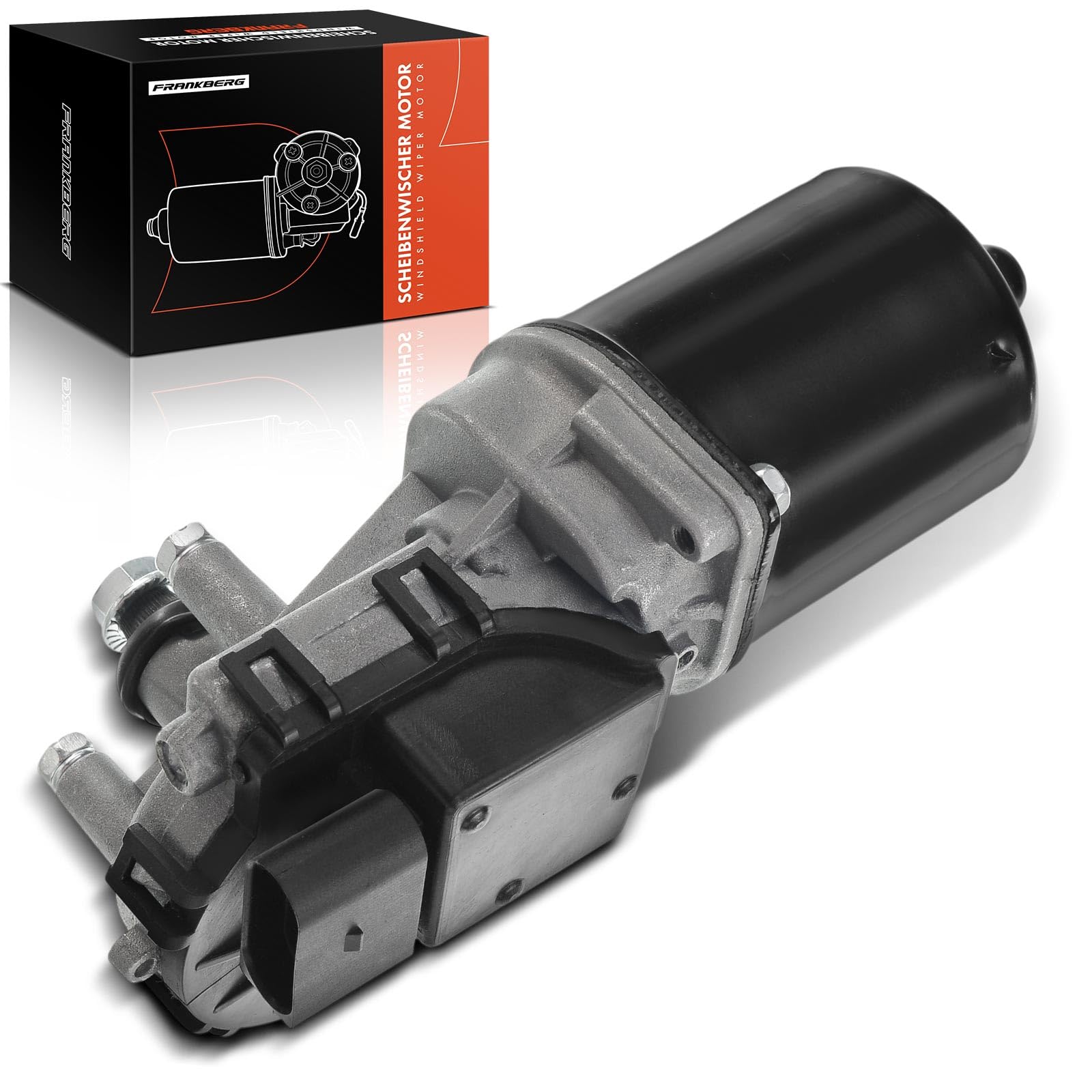 Frankberg Motore Tergicristallo Motore Tergicristallo Parabrezza Compatibile con Qubo 225 Nemo Station Wagon Bipper Tepee Fioino Furgone/MPV 225 Bipper AA Replace# 064300015010,98846221