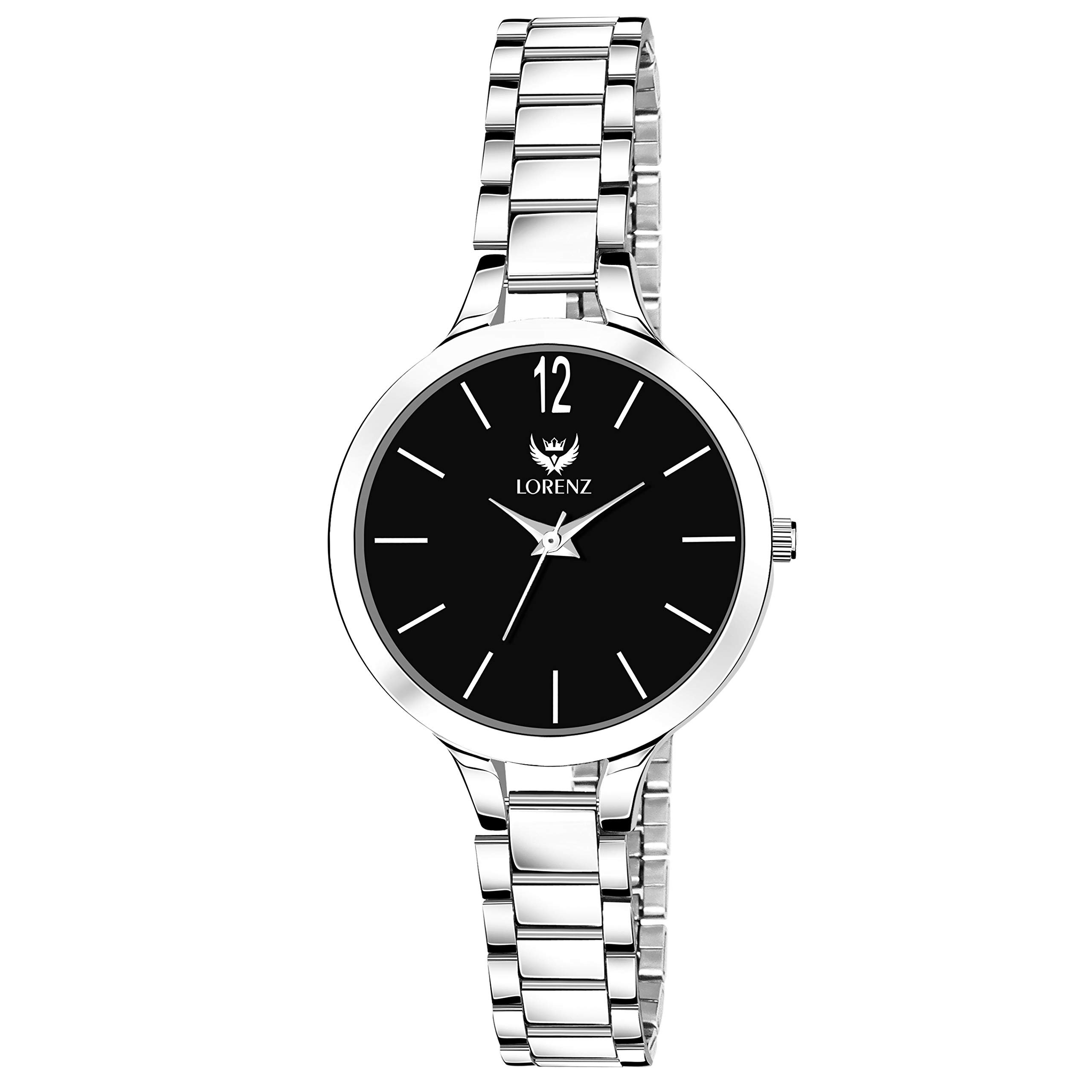LORENZ Classic Petite Analog Black Dial Watch for Women | Watch for Girls- AS-70A (B083WKFPFF) Amazon Price History, Amazon Price Tracker