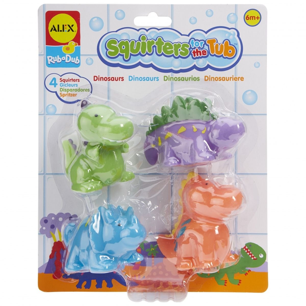 ALEX Toys Rub a Dub Squirters for the Tub - Dinos