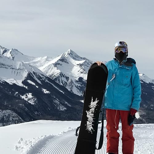 Miniatura 7 de Yepro Funda para snowboard - Funda para snowboard, funda ajustable suave con correa para el hombro, bolsa de snowboard