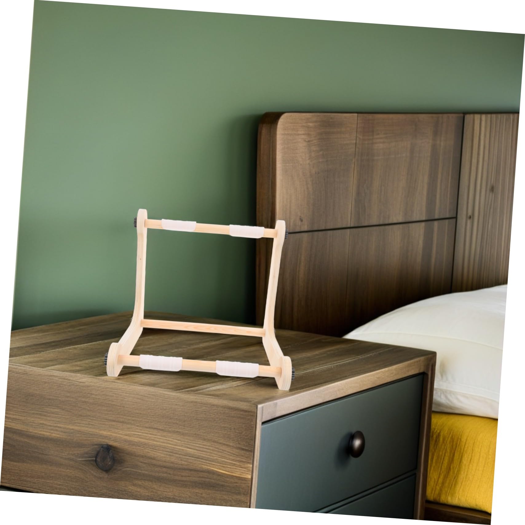 DOITOOL Bastidor De Punto De Cruz Ajustable Madera Para Bordado Manos Libres Para Manualidades Mesa o Regazo Para Diy Tejer