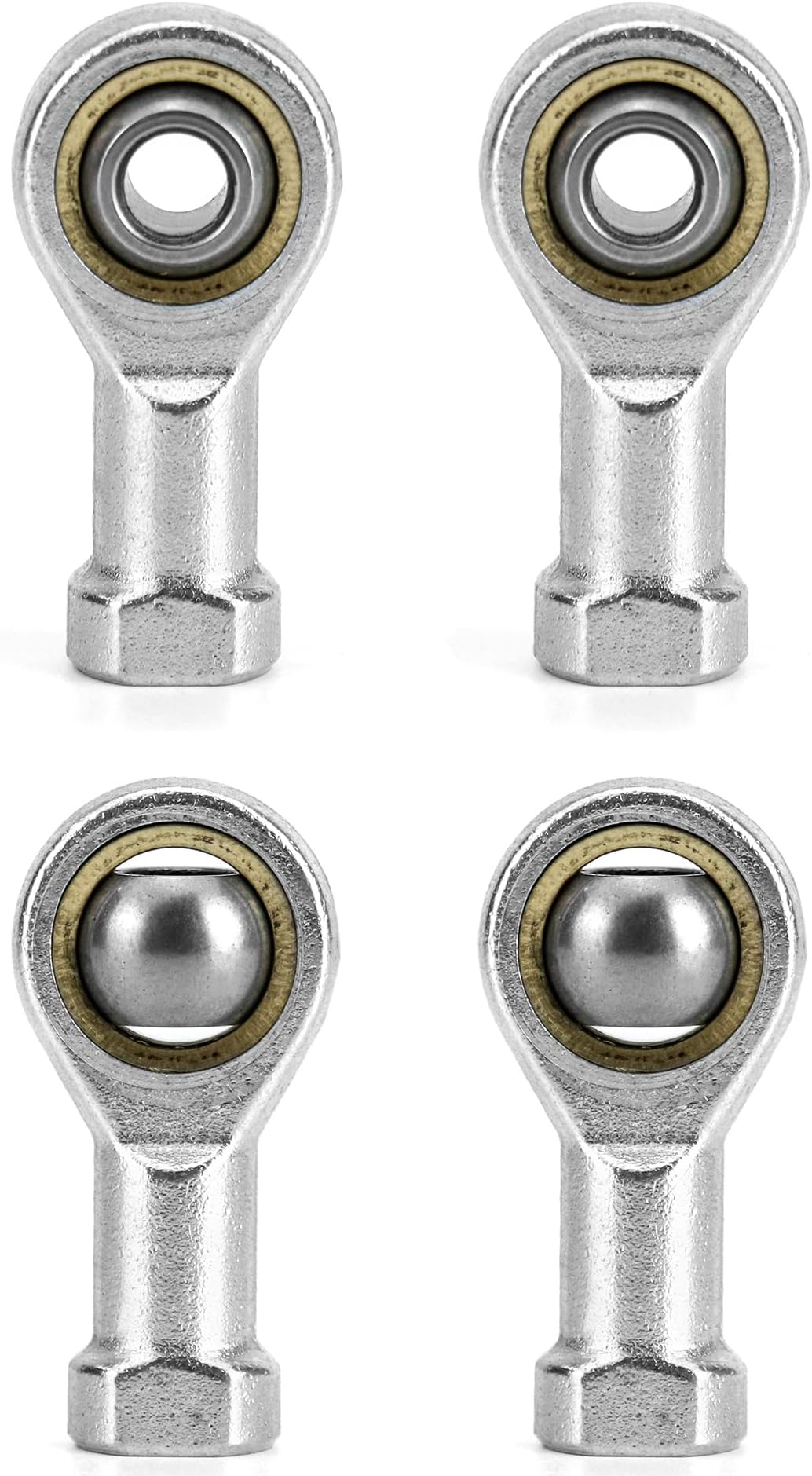 2 Stück M14*1.5 Kugelgelenk L-Form - Stangenkopf Lager Mit Bolzen