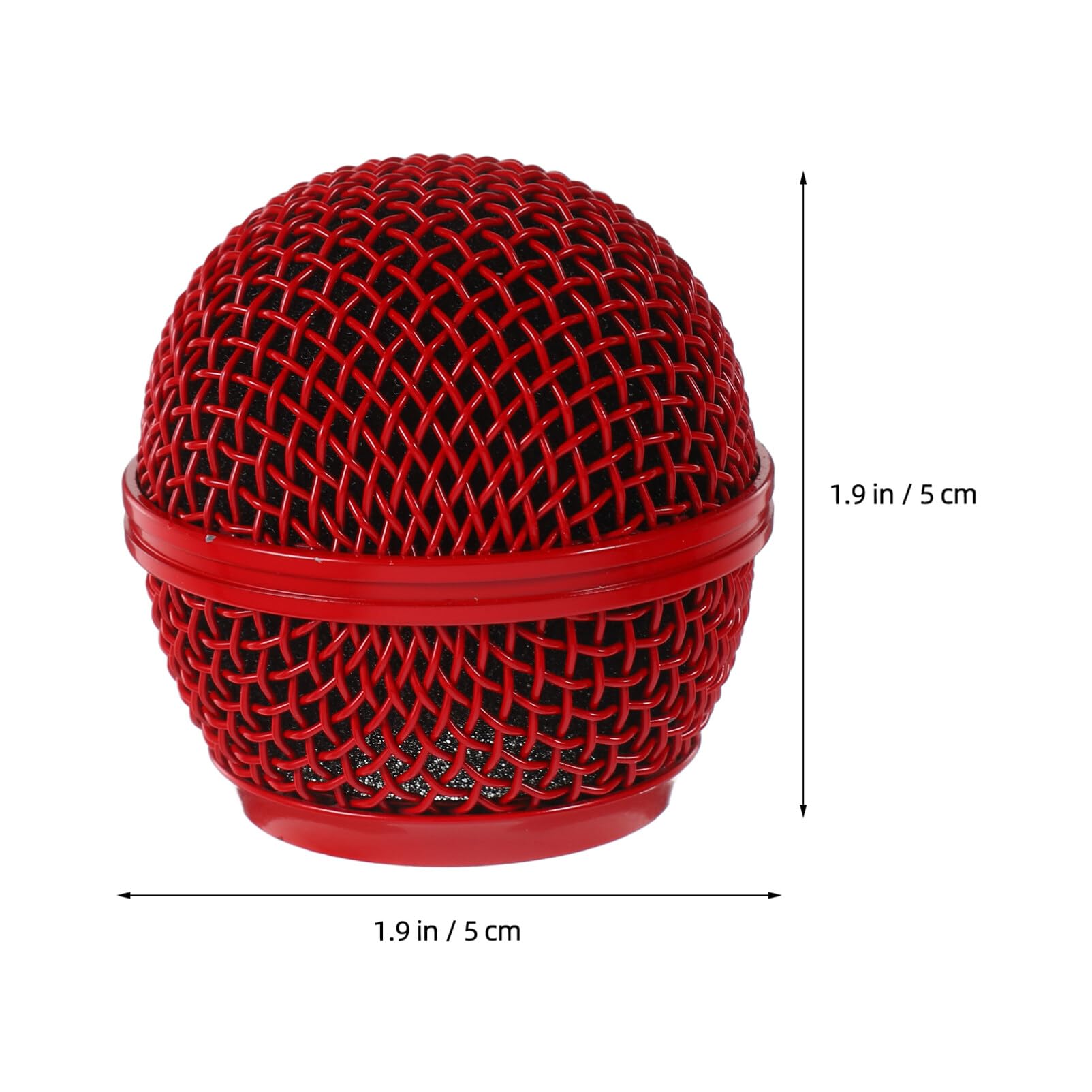 4pezzi Testine Di Ricambio Per Microfono Rete Colorate Per Microfono Accessori Per Migliorare Le Prestazioni Audio e Rumore