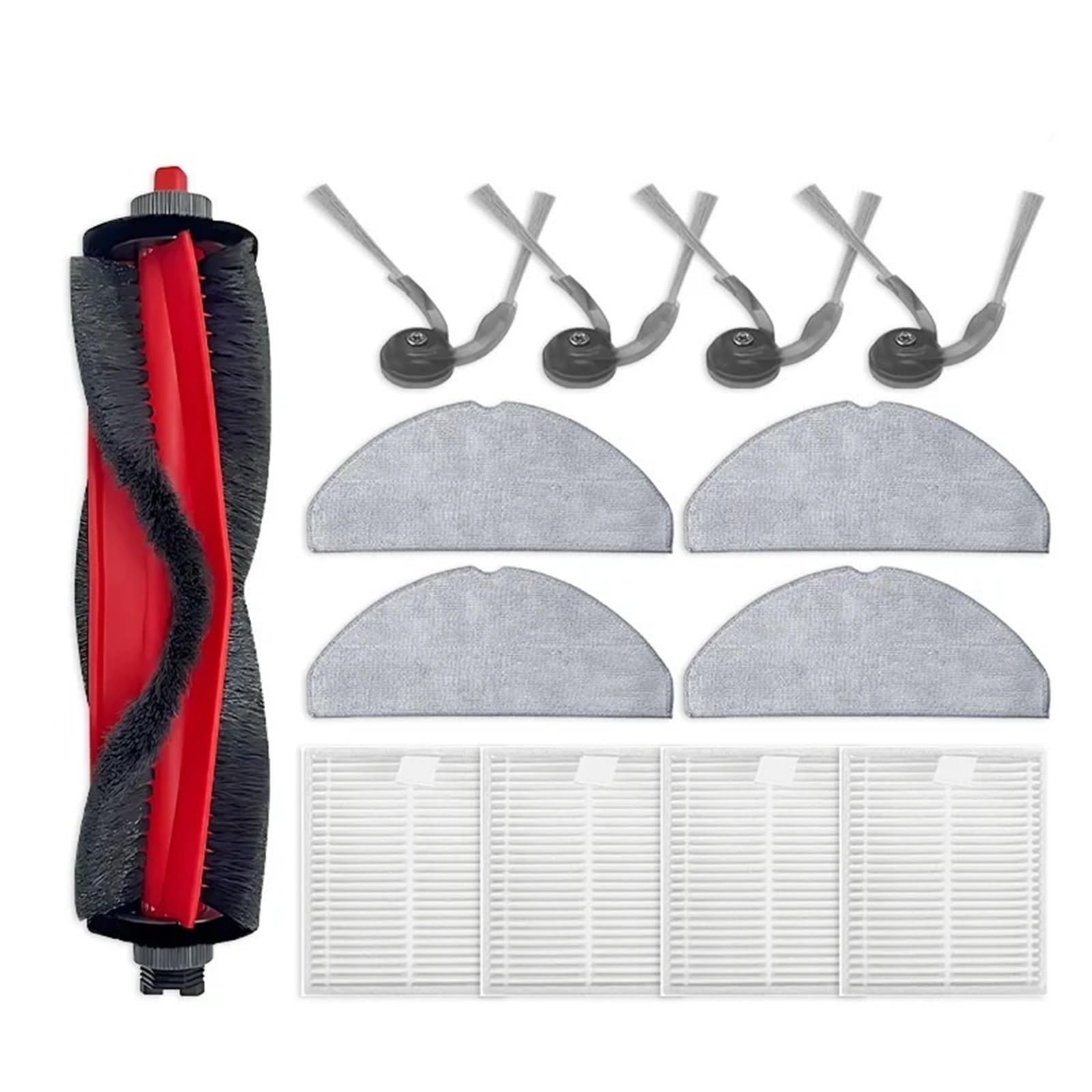 Shiketong 13Pcs Robot Vacuum Replacement Parts, Compatible For Roborock Q7 M5 / Q7 M5+ / Q7 L5 / Q7 L5+ / Q7 Tf / Q7 Tf+ / Q7b / Q7t+ Robotic Vacuum Cleaner Spare Parts(13Pcs)