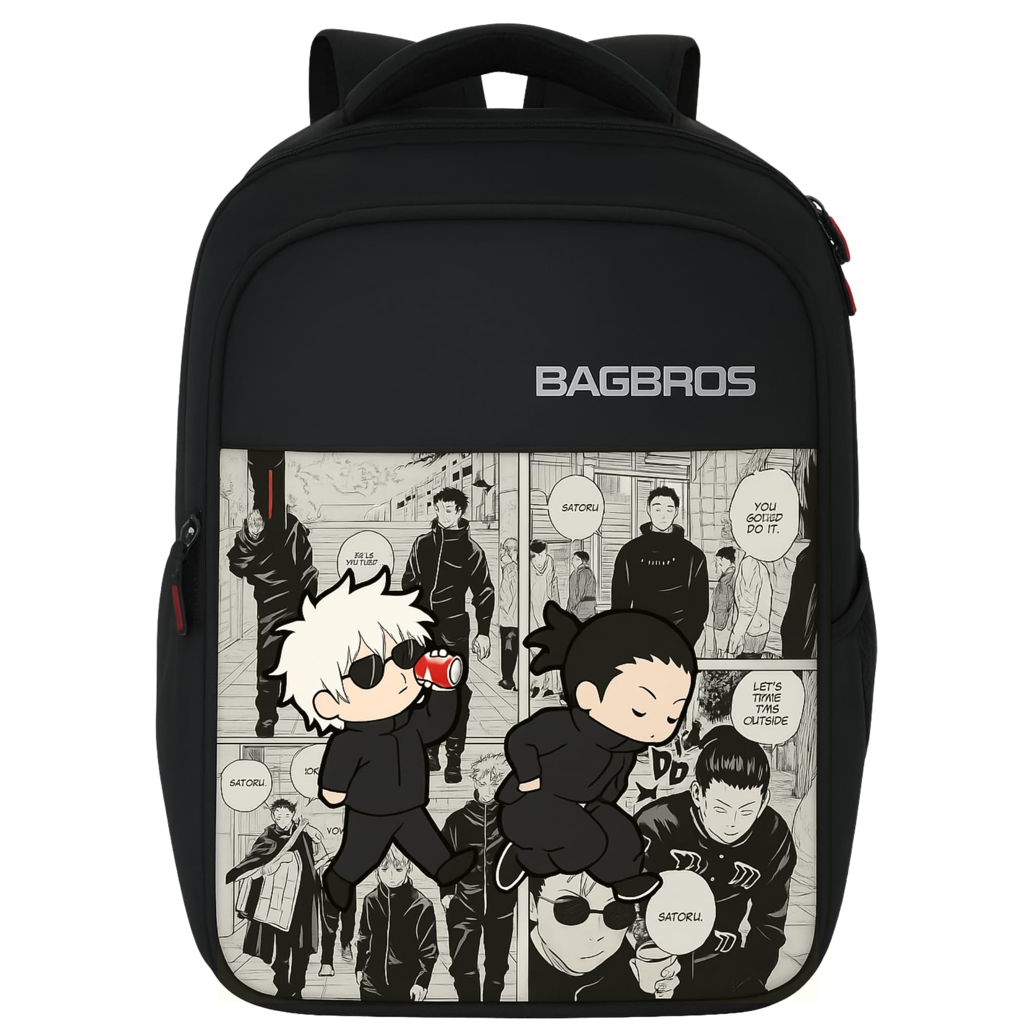 bagbros Anime Printed Backpack Jujutsu Kaisen Gojo X Getto Anime Laptop Bagpack | 30L JJK Jujutsu Kaisen Anime Printed Waterproof Bag Multi-Storage Designer Bag,Laptop,School Backpacks-picture-43