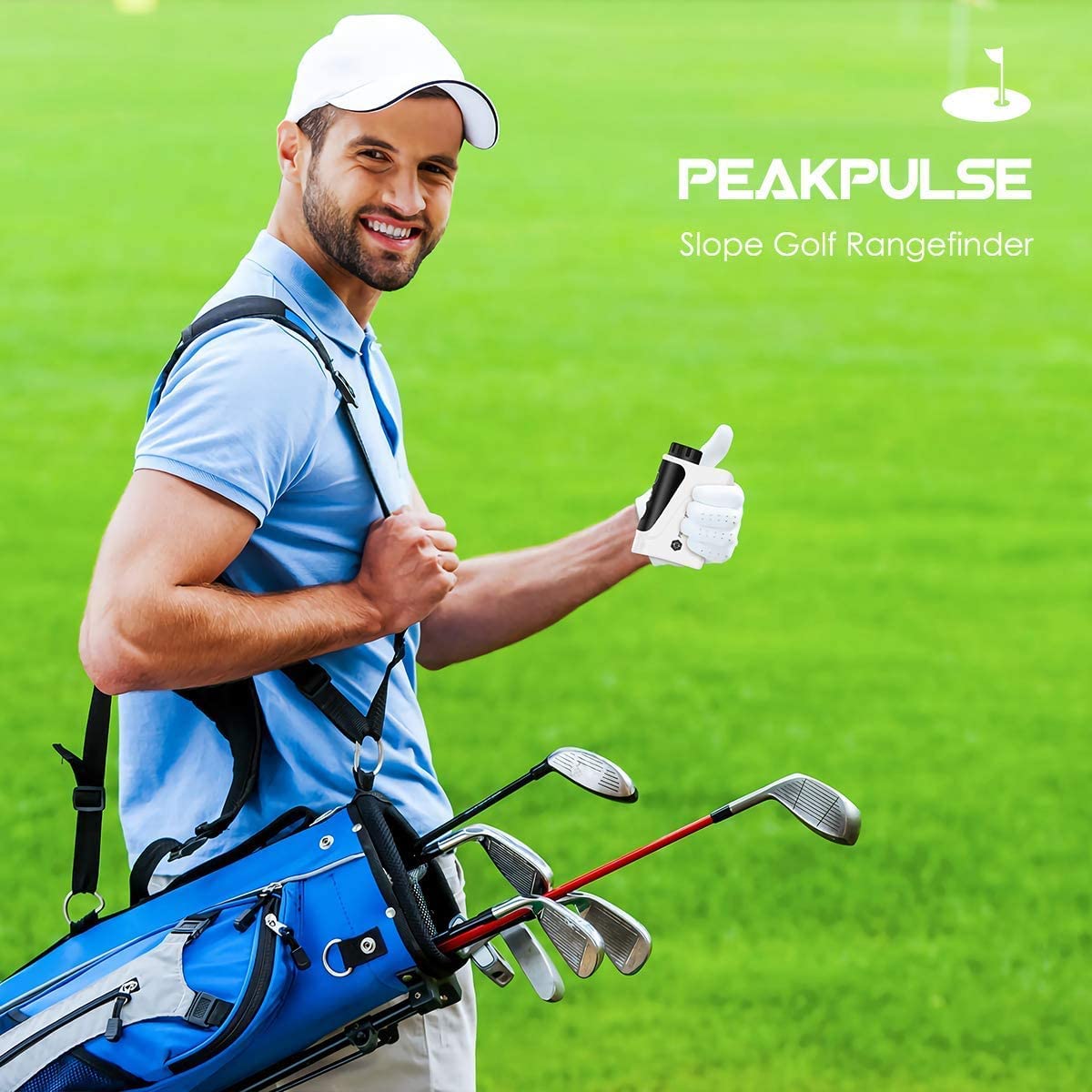 Amazon.co.jp: peakpulse ゴルフ 距離計 ゴルフ用 距離測定器 光学6倍