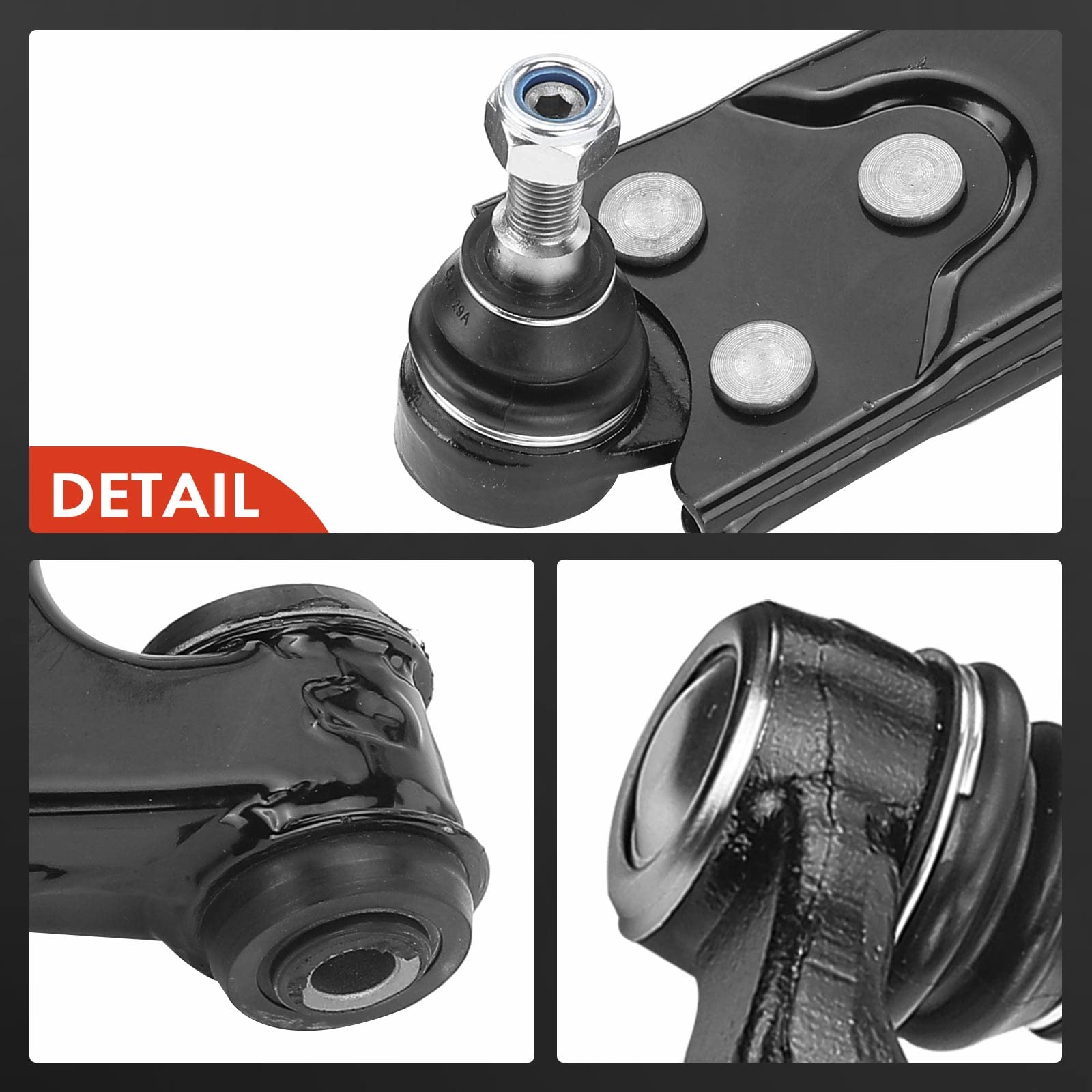 Frankberg 6 x zestaw wahaczy przednich, lewych, prawych, dolnych, kompatybilnych z C-Max DM2 2007-2010 Focus C-Max 2003-2007 Focus II DA HCP DP 2004-2012 Replace# 4M513A424AD