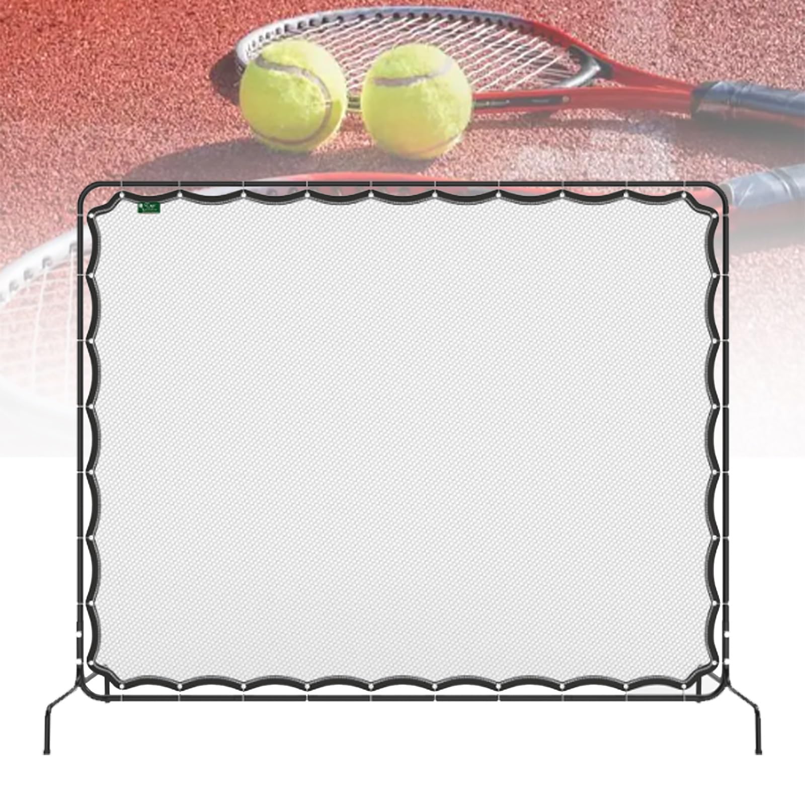 Rete Da Rimbalzo Da Tennis, Dimensioni: 288×100×235 Cm | Supporto For Il Piede Largo 1 M, Stabilità Antiribaltamento, Esterno In Rete Ad Alta Elasticità