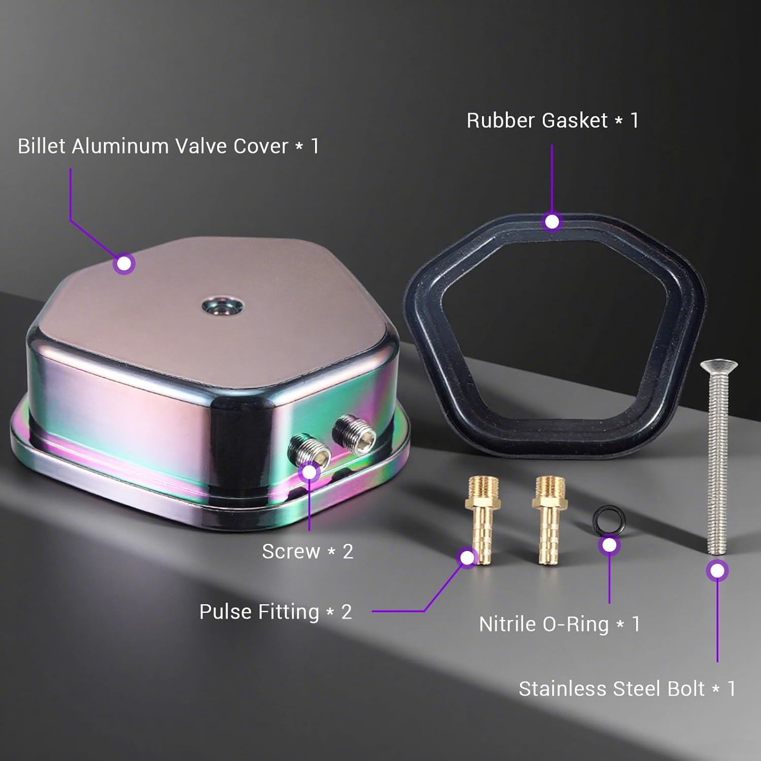 Billet Aluminum Valve Cover For Predator 420cc Non-Hemi For Honda GX390 GX270 and 13/15hp Engine Mini Bike Go Kart Colorful