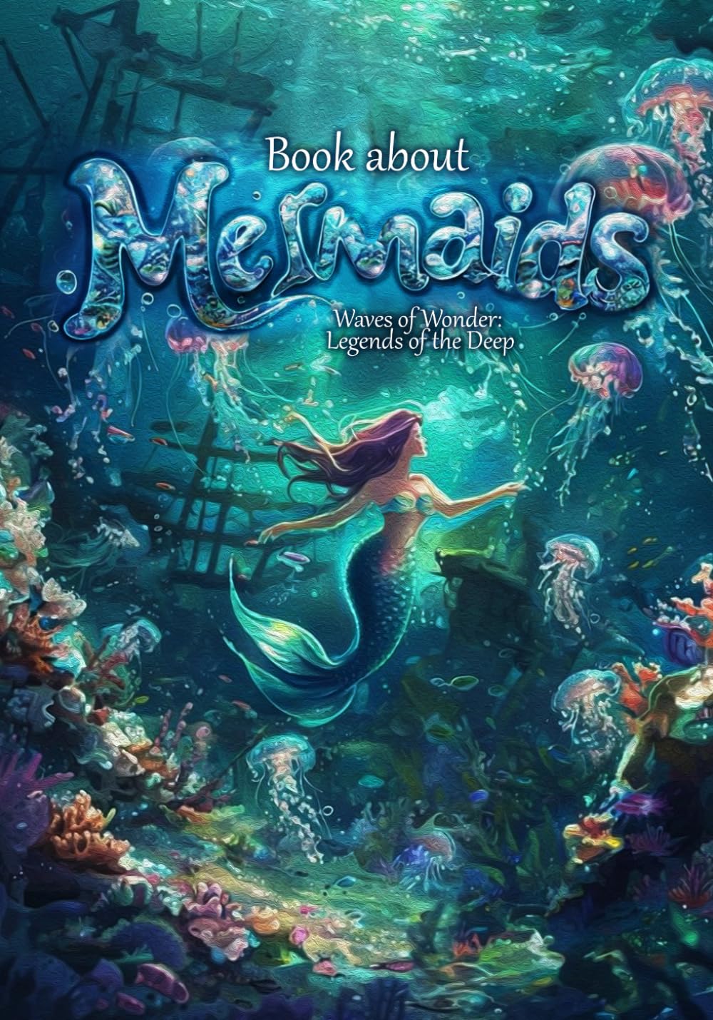 Book about Mermaids: Waves of Wonder: Legends of the Deep, Stories about Mermaids, Mermaid adventures, All about Mermaids, Paperback picture Book