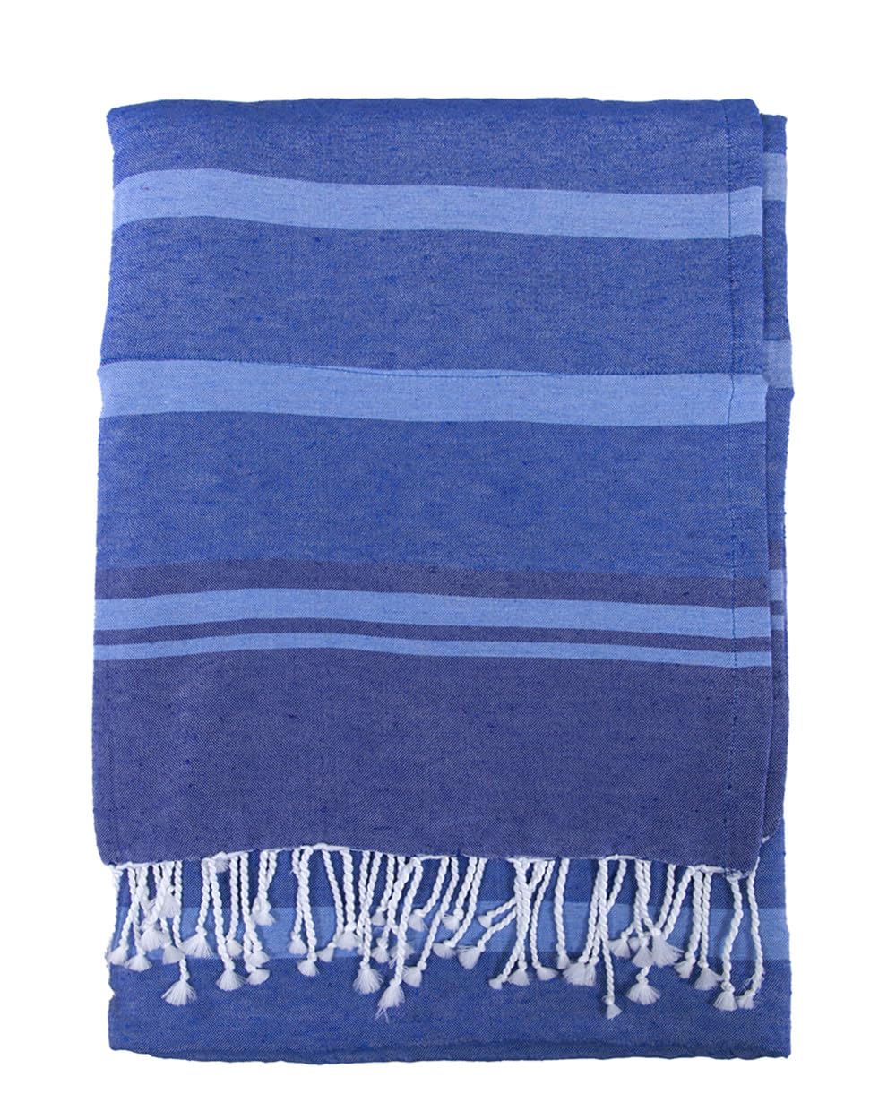 SUN & SURF Pareo Rayas Kikoy con Rizo 90X170CM Doble Textura - Toalla Resistente Playa Sol y Piscina