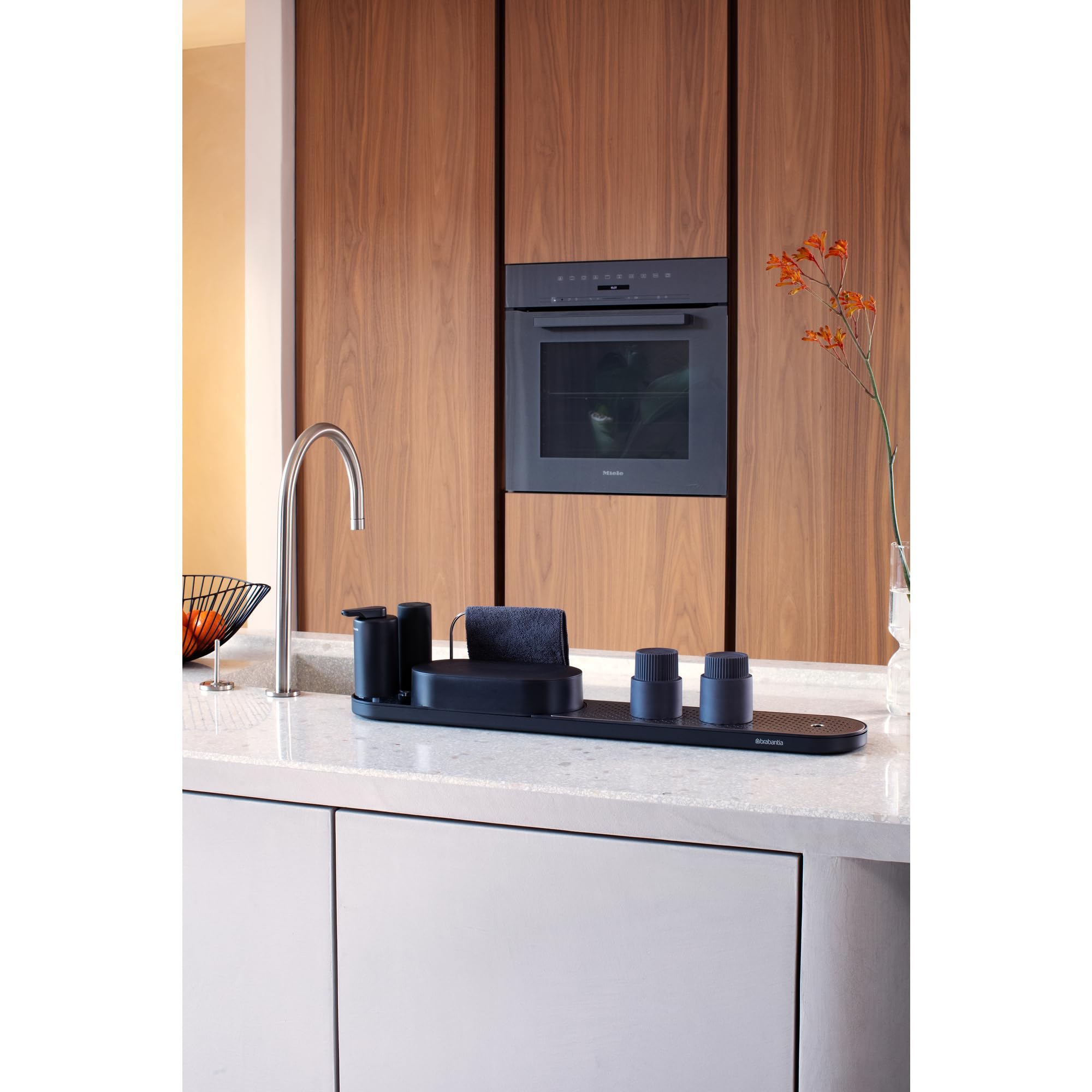 Brabantia Conjunto organizador SinkStyle, 4 peças, cinza | Amazon