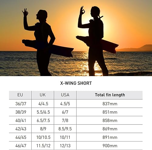 Miniatura 6 de MARES X-Wing Short Freediving Fins Durable High-Performance Swimming Flippers for Freediving & Spearfishing