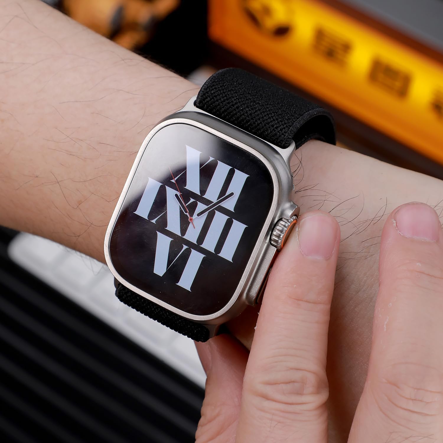 XL XXL upper arm ankle loopback band High density breathable wear-resistant elastic nylon for apple watch 11 strap adjustable quick release drying bicep band leg ultra49/46/45/44/42mm23456789se10