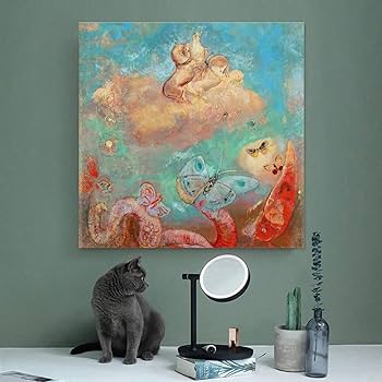 新品 レア★オービトロン ORBITRON 絵 絵画 額縁 ポスター Odilon Redon（オディロン ルドン） グランブーケ アート
