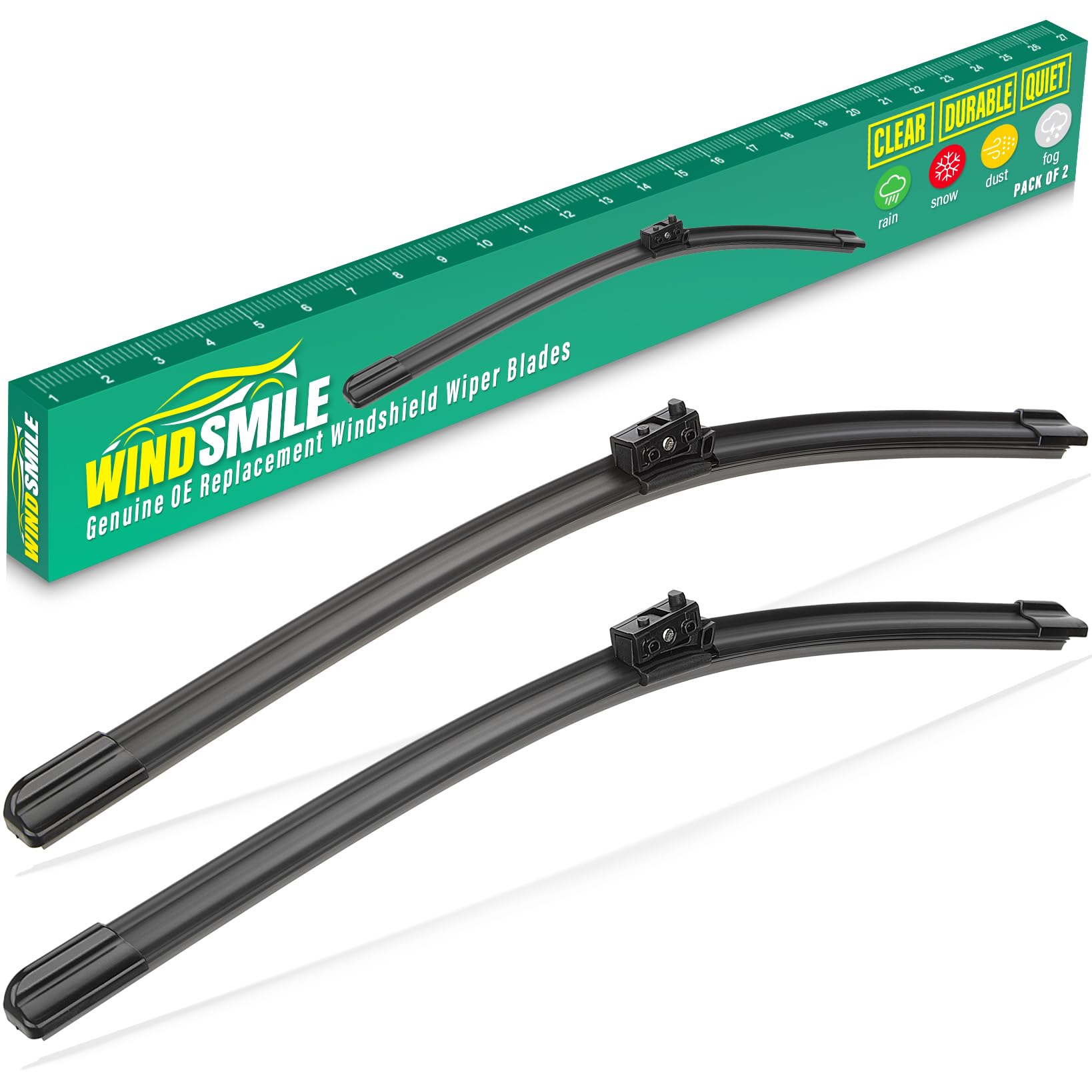 Sponsored Ad - 24" + 19" Windshield Wiper Blades for Mercedes-Benz CLA250 GLA250 A220 CLA35 CLA45 GLA45 AMG W177 2022 2021 2020 2019 2018 2017 2016-OEM Replacement Premium All Season Wiper Blades