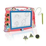 Lollipop Cocomelon Magnetic Sketcher with 3 Magnetic Stamps - Creative Drawing Pad for Kids and Toddlers 3+, Interactive Cocomelon Toy for Boys and Girls
