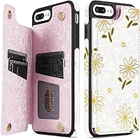 Vista 19 de NNH Funda tipo cartera compatible con iPhone Xs Max con bloqueo RFID, ranuras para tarjetas, folio de piel sintética, función atril, doble cierre