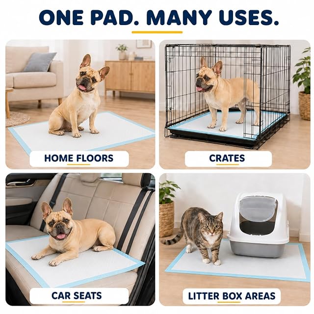 Foto 7 de 7 de KORVORIA Empapadores Perros 60 x 60 cm, 100 Unidades, Desechables