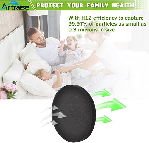 Miniatura 5 de Filtros de vacío Artriase E0202 para Eureka NEU180 NEU180C NEU181 NEU182A NEU182B NEU12CT NEU186 NEU188 NEU188A NEU190 NEU192A NEU202 NEU280