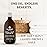 The Goodbye Company Organic Castor Oil for Hair, Skin & Eyelashes - 100% Pure, Cold-Pressed, Hexane-Free, Unrefined - Nourishing Beauty & Wellness Oil in Dark Glass Bottle - 4.25oz