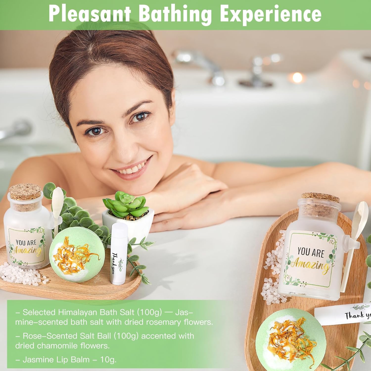 Thank You Gifts for Women, Employee Appreciation Gifts, 8PCS Thank You Gift Box Baskets for Coworkers Teacher Boss Secretary Nurse, Thank You for Being Awesome Farewell Spa Gratitude Box W/Tumbler - Image 6