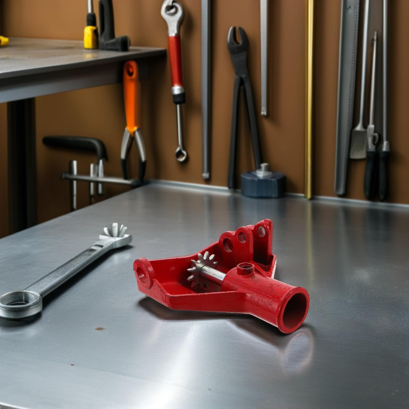 Veemoon Kit Prensaestopas Hidráulico para Gato de Suelo 3 Toneladas, Accesorio Metálico de 155 Mm para Reparación y Mantenimiento de Gatos Horizontales en Talleres y Garajes