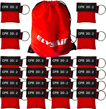 All'ingrosso 1000 Pezzi Schermi Facciali CPR Con Valvola Unidirezionale - Personalizzabili Con Logo - Protezione Di Emergenza - 2