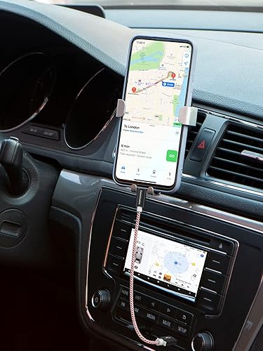 Miniatura 6 de CableCreation Cable USB C corto de 0.8 pies, cable USB A a USB C, cable trenzado de carga rápida 3A 480 Mbps de datos, compatible con cargador de