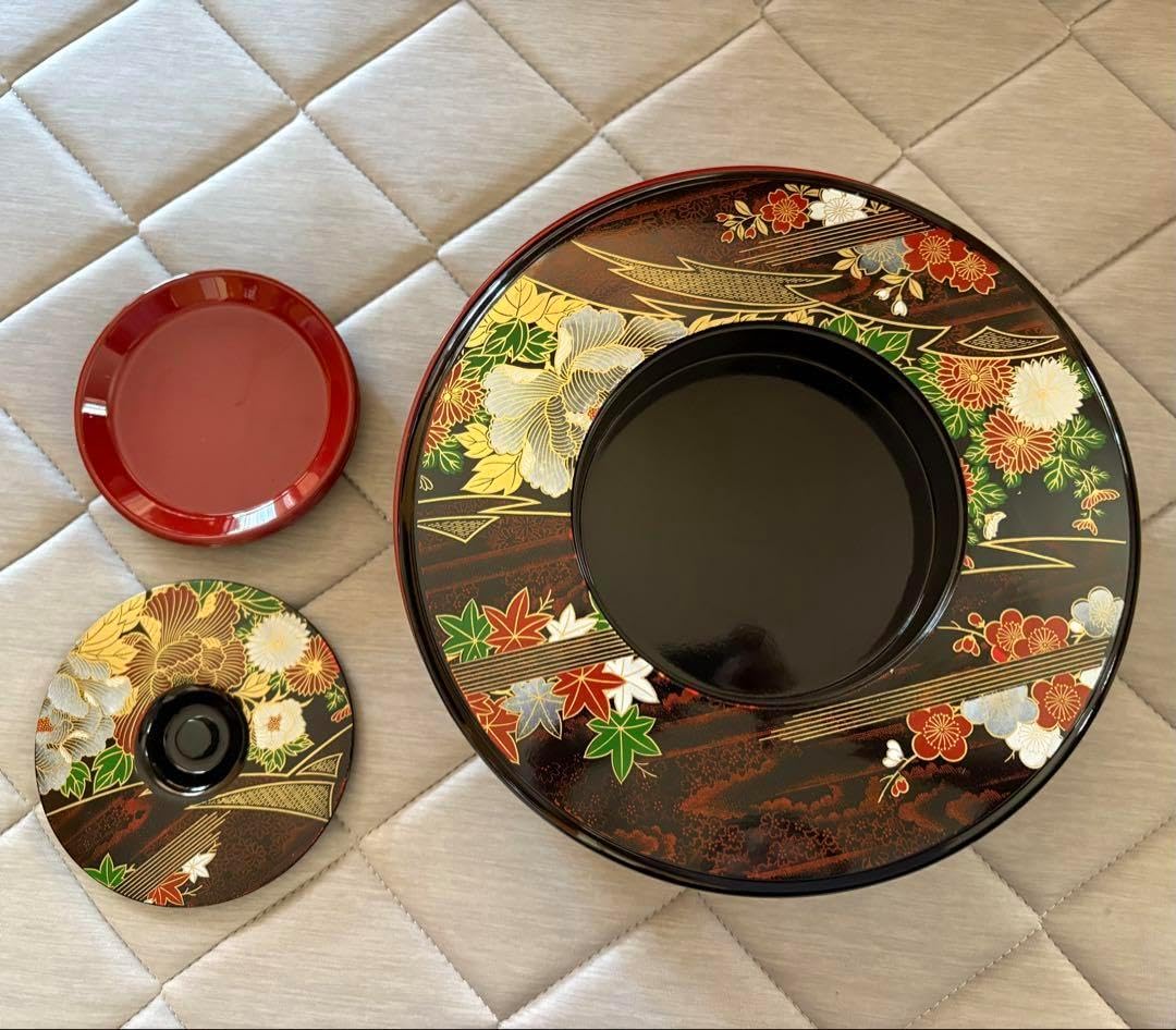 合成漆器 菓子器 喰籠 皿5個セット