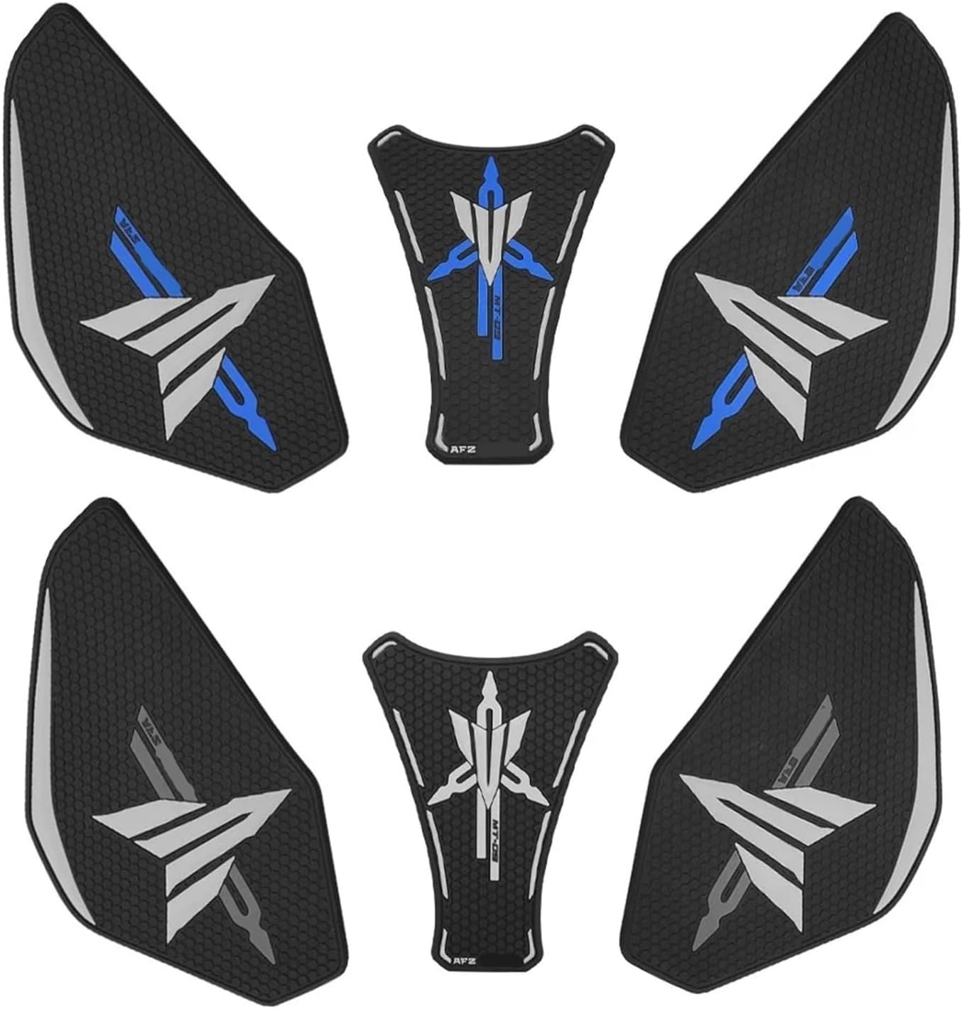 Motorcycle Tank Sticker for YA&MAHA MT-09 / SP 2024-2025 Motorcycle Accessories Non-Slip Side Fuel Tank Pad Stickers Rubber Protection.