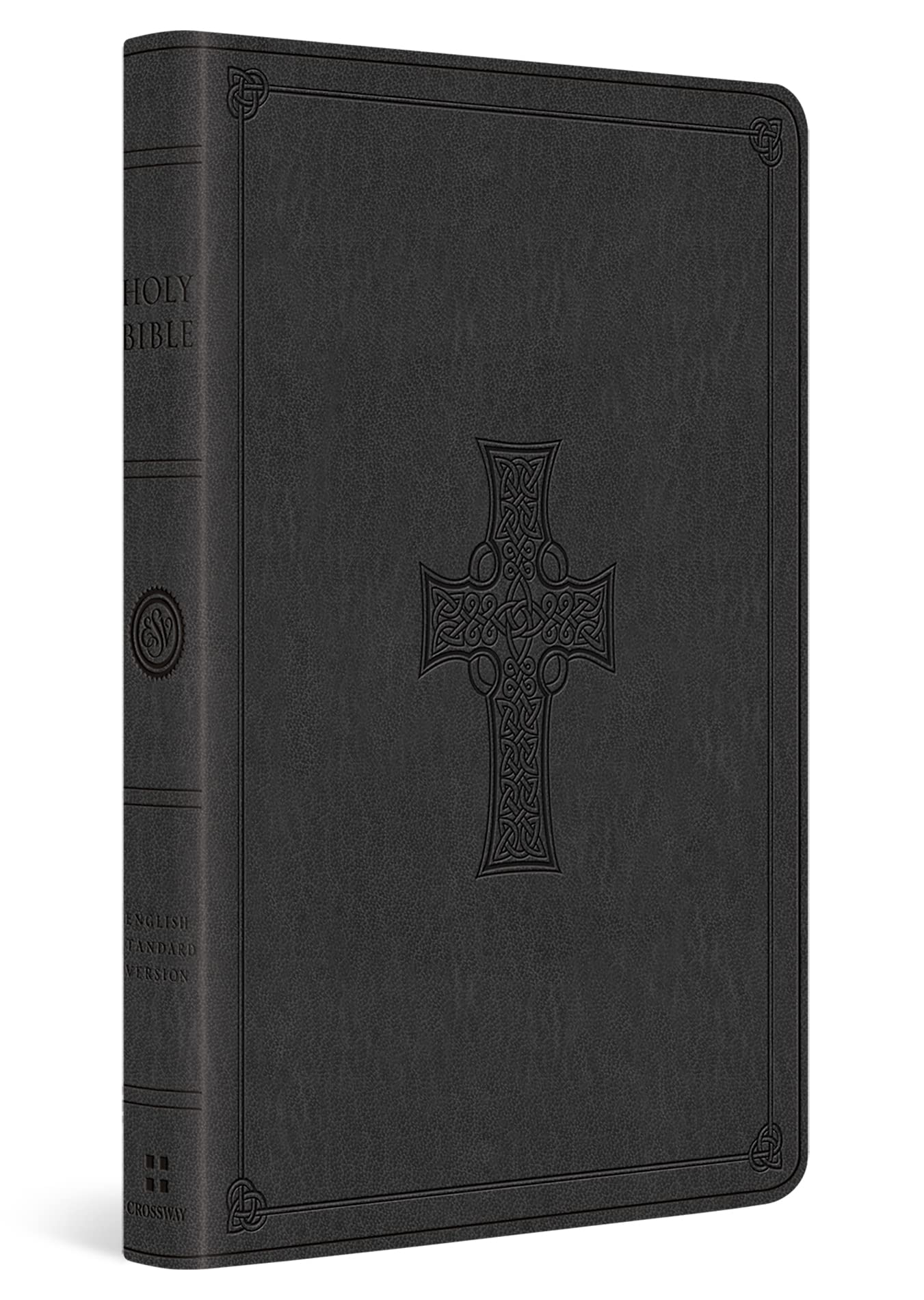 ESV Value Thinline Bible (TruTone, Charcoal, Celtic Cross Design)