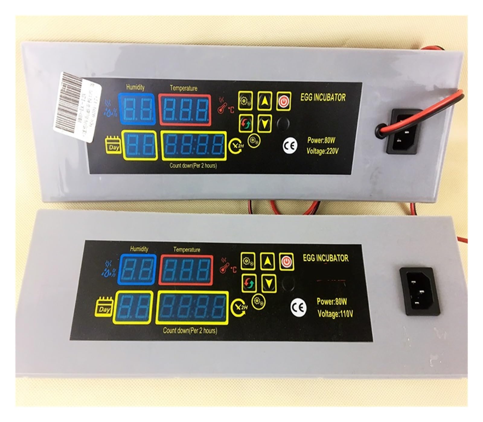 Kontroler Temperatury, Części zamienne HHD 48 56 96 Cyfrowy automatyczny komputer do pomiaru temperatury, panel sterowania inkubatora jaj kurzych, sonda wilgotności