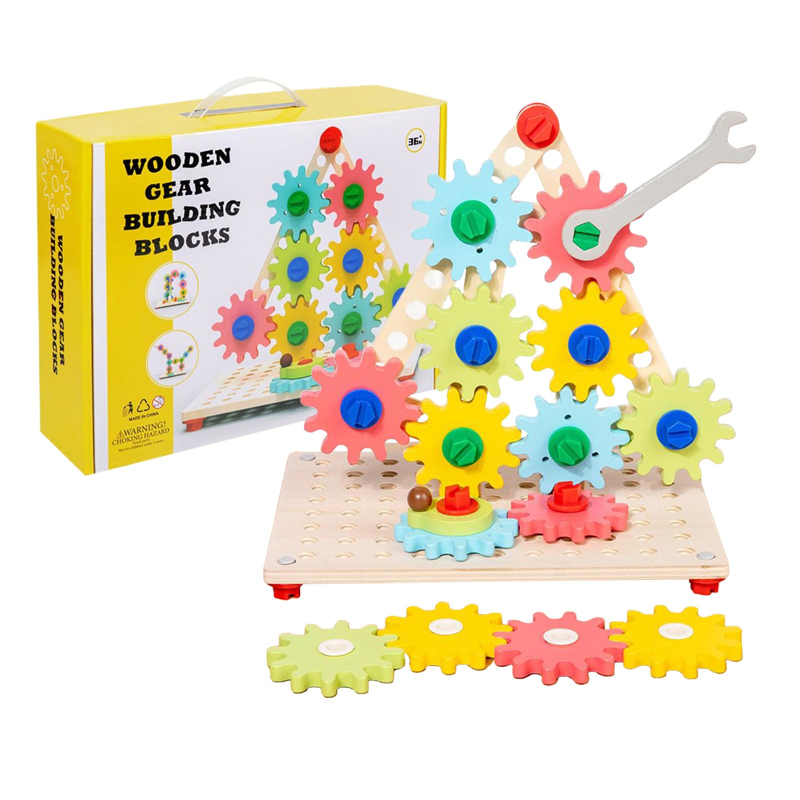 Zabawki Zębatki Dla Dzieci Gra Stolikowa Drewniane Puzzle Zębatki | Zabawka Rozwijająca Logiczne Myślenie Do Domu Szkół Przedszkoli