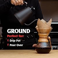 Vista 3 de Death Wish Coffee, Café Molido Tostado Oscuro 16 oz y Valhalla Java Molido 12 oz – Dosis Extra de Cafeína en 1 Paquete Potente – Café Intenso