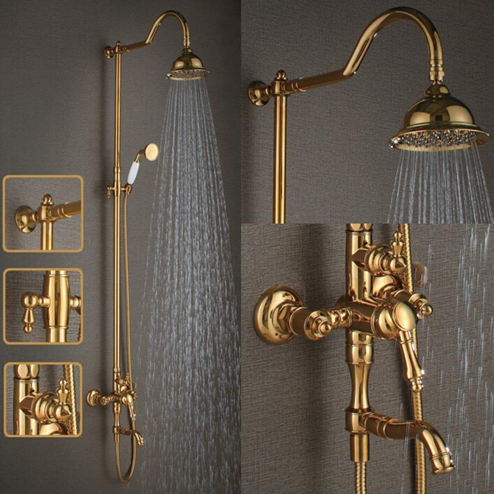 Set doccia Rose d Copper - Ele Design antico, rious Villa SLE, pratico e bello, disponibile in d e nero, perfetto per bagni moderni
