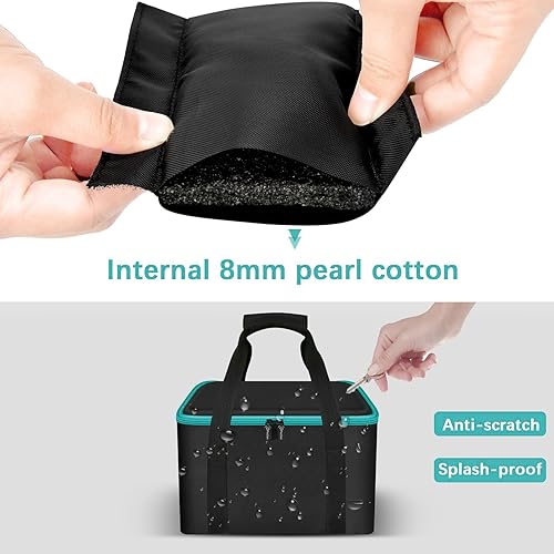 Miniatura 4 de Bolsa de herramientas universal para sierra circular DEWALT 20V MAX de 6.5 pulgadas DCS391B/DCS565B, para Makita XSS02Z 18V Sierra Circular, solo