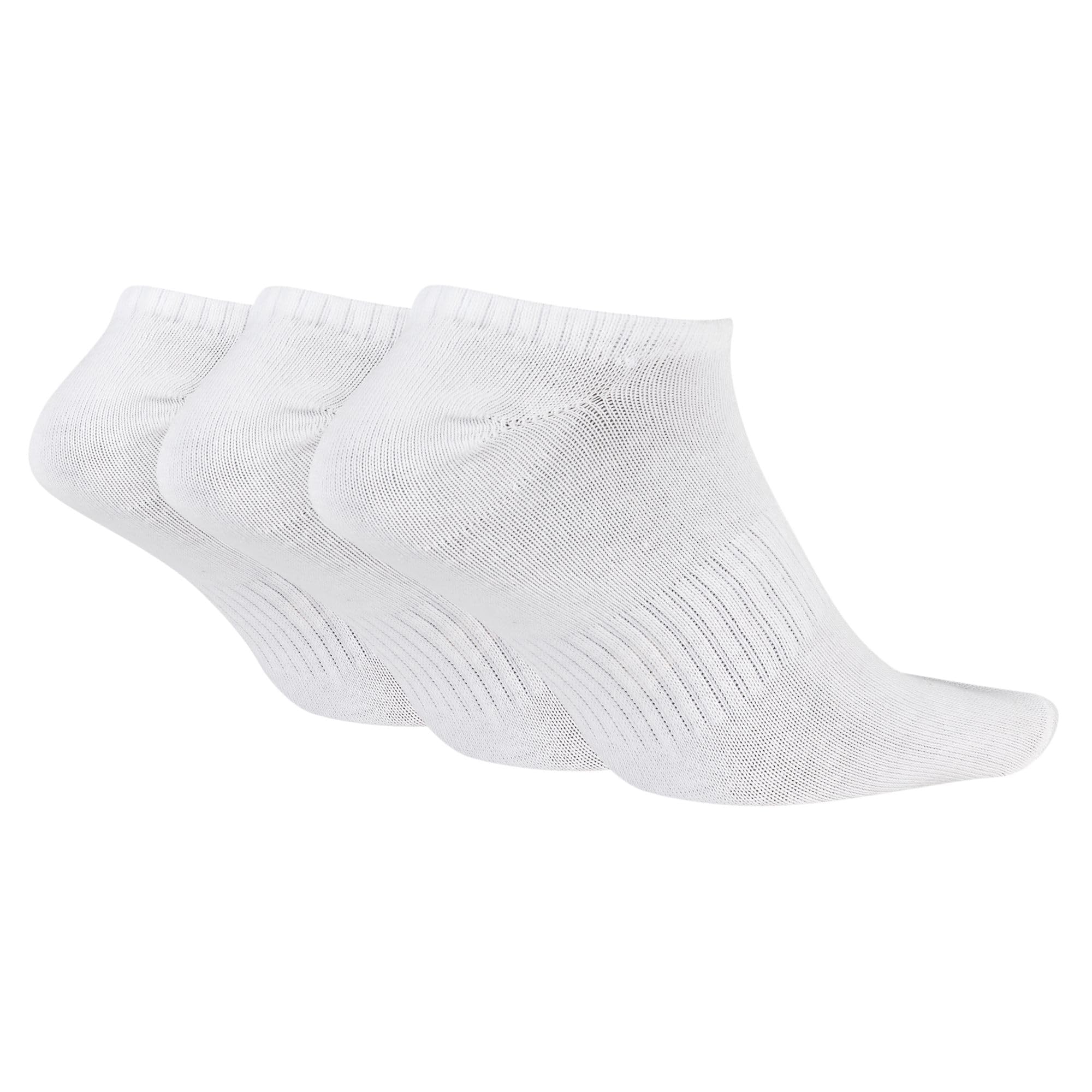 Nike Mężczyźni Value No Show Skarpety, Biały, M