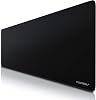 TITANWOLF - Extra Large Gaming Mouse Mat 1200x400mm Oversize - XXL Mouse Pad - Desk Pad L Extended – Mice Mat Pad For Precision and Speed - Non-Slip Rubber Base – For Mouse and Keyboard - Black