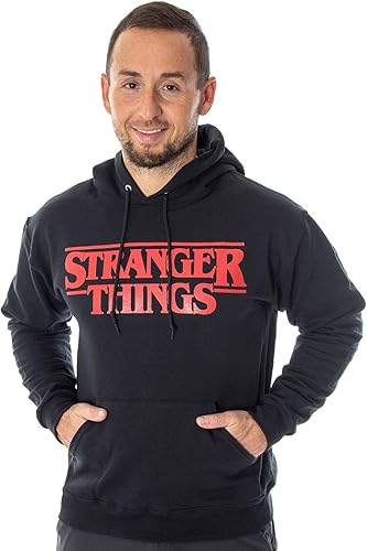 Seven Times Six Stranger Things - Sudadera con capucha para hombre adulto con logotipo de Stranger Things