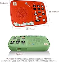 Vista 8 de Hosmart UltraSpeak - Intercomunicadores inalámbricos para el hogar, edición navideña, sistema de intercomunicación para uso doméstico