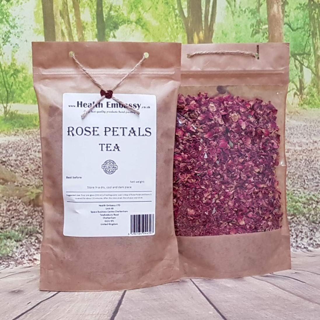 Health Embassy Rose Petals Tea | Herbal Tea (100g)