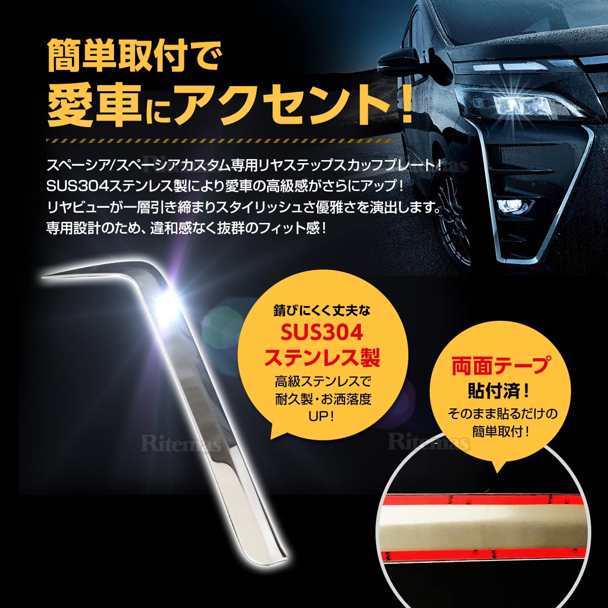 Amazon | ヴォクシー 80系 後期 エアログレード ZS ZRR80W フロント