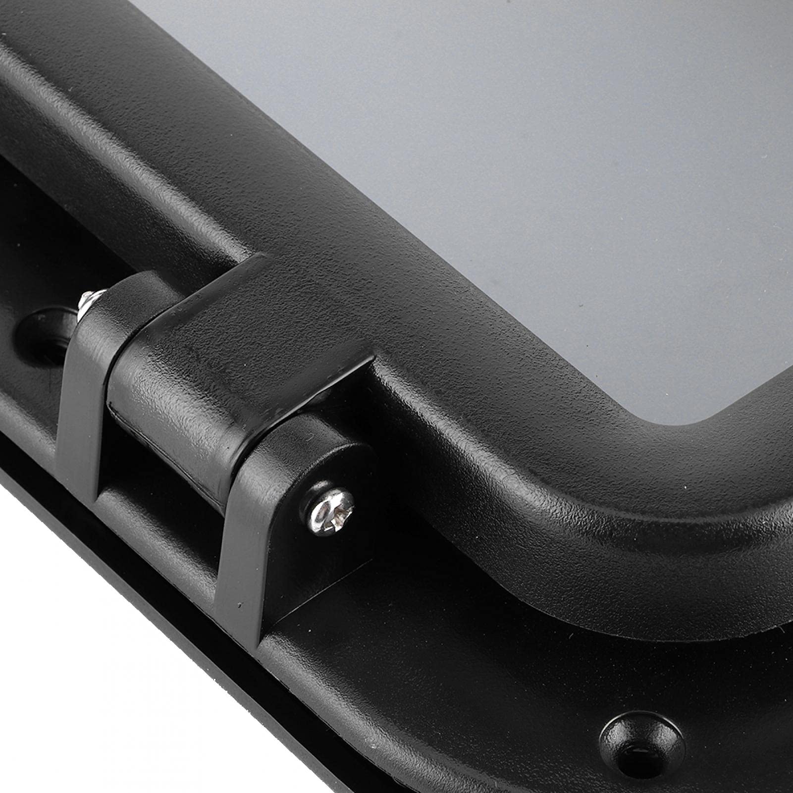 Oblò per Yacht, Nero Apertura Rettangolare 400x200mm Resistente Ai Raggi Ultravioletti Oblò del Portello Marino Con Vetro Temperato Per Barca/Yacht//RV