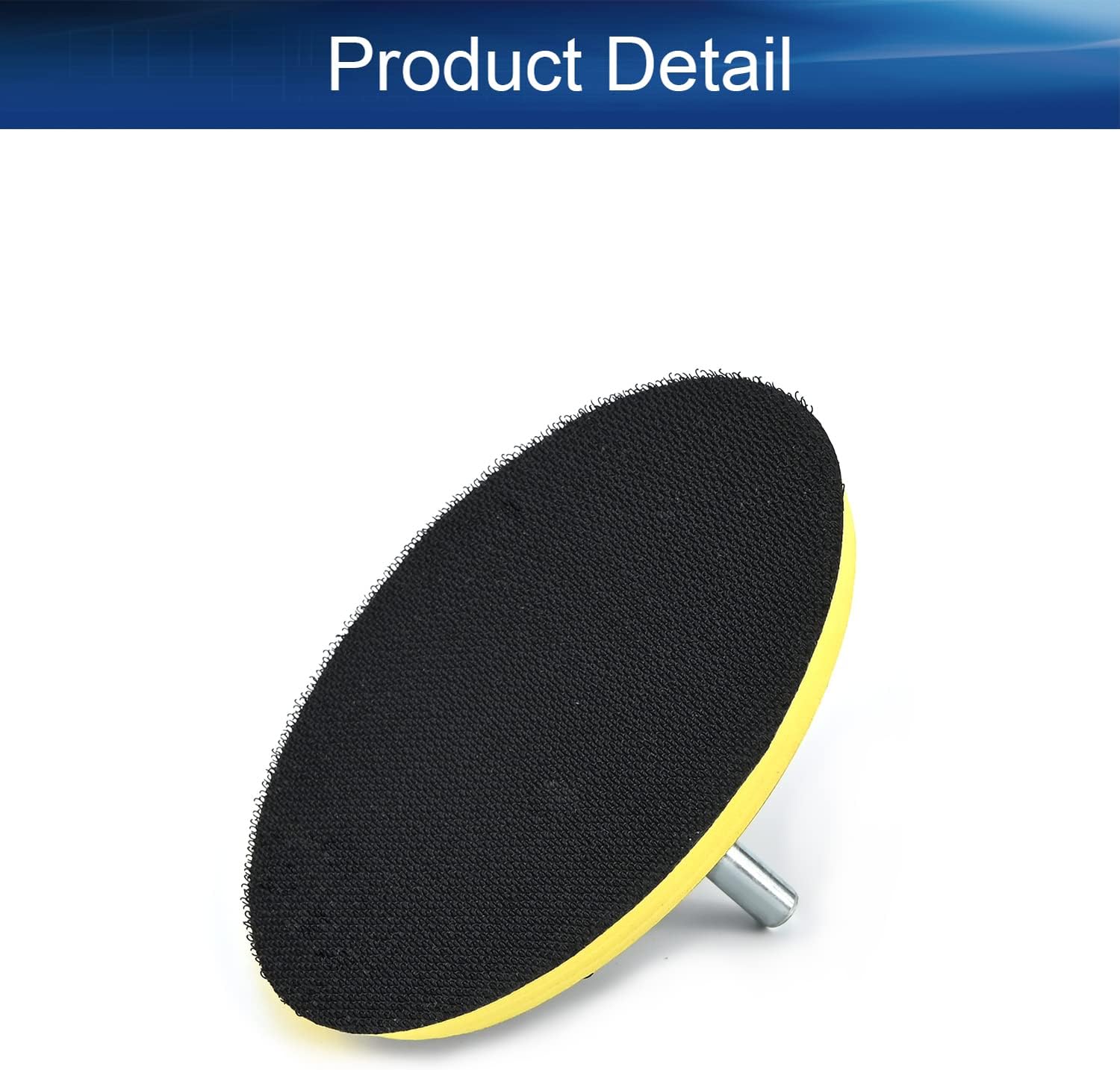 Auniwaig 5 Inch Hook and Loop Backing Pad Backing Plate with M10 Threads Sanding Pad Angle Grinder Accessories Sanding Buffing 1pcs