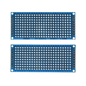 5PCS Double Side PCB Prototype Board 3x7 5x7 7x9cm Copper Plate All Protoboard,DIY Prototyping Printed Circuit for Ardu/*ino(5pcs 7x9CM)